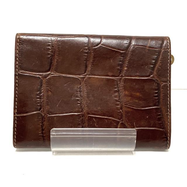 IL BISONTE(イルビゾンテ)のイルビゾンテ 2つ折り財布 - 型押し加工 レディースのファッション小物(財布)の商品写真