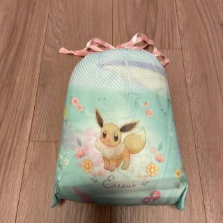 ポケモン　巾着付きブランケット(キャラクターグッズ)