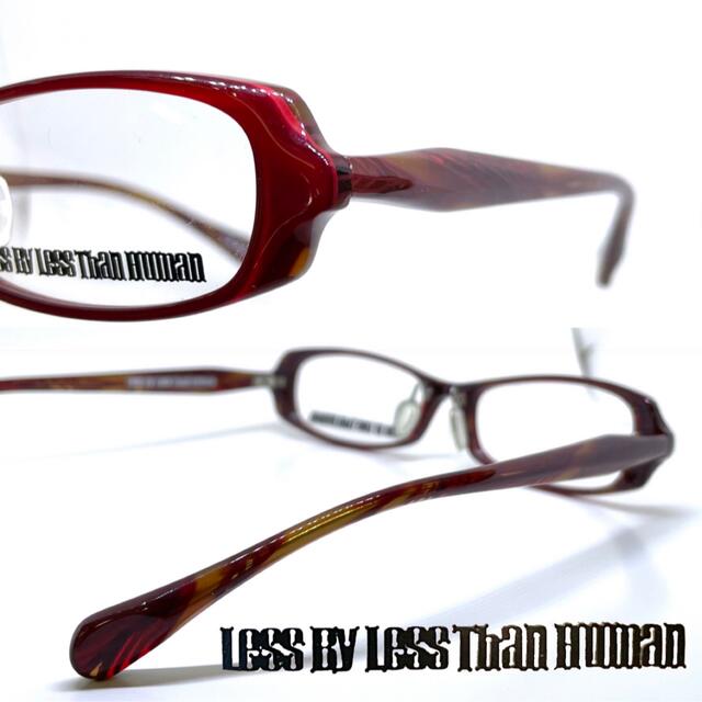 LESS THAN HUMAN(レスザンヒューマン)のLESS by レスザンヒューマン miNI bEAnS 7PaCkeT レッド メンズのファッション小物(サングラス/メガネ)の商品写真