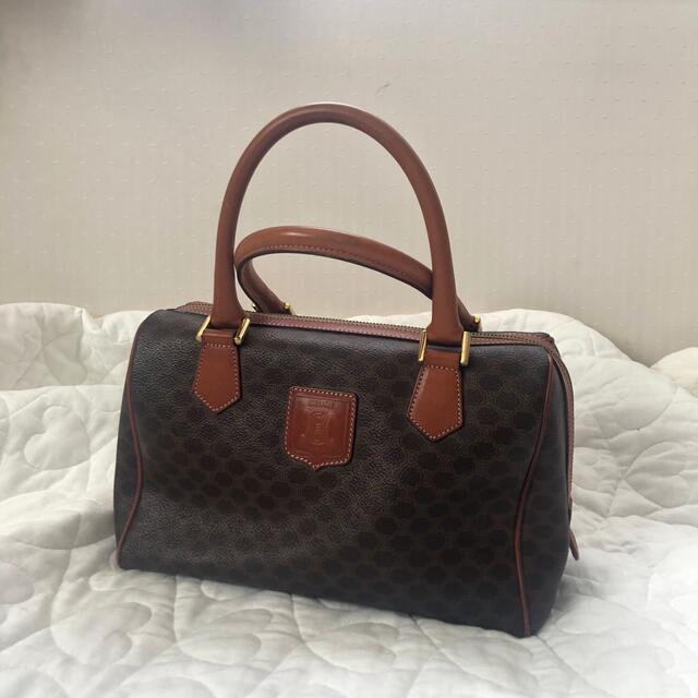 セリーヌ celine マカダム柄 ミニボストンバッグ-