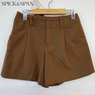 スピックアンドスパン(Spick & Span)のSPICK AND SPAN ショートパンツ キャメル 4805686(ショートパンツ)