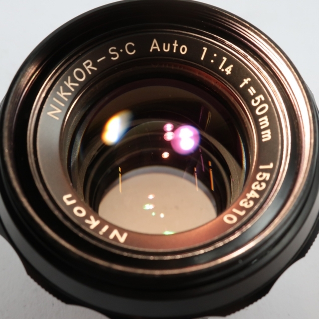 【Nikon】ニコン NIKKOR-S.C Auo 50mm F1.4 _ 交換レンズ 4