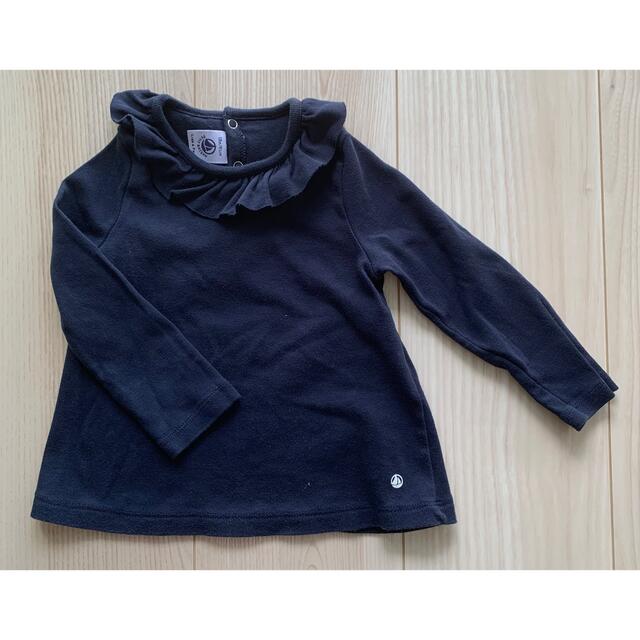 PETIT BATEAU(プチバトー)の【プチバトー】カットソー キッズ/ベビー/マタニティのベビー服(~85cm)(シャツ/カットソー)の商品写真