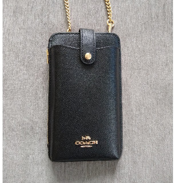 COACH(コーチ)のコーチ　携帯チェーンホルダー スマホ/家電/カメラのスマホアクセサリー(モバイルケース/カバー)の商品写真