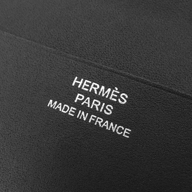 Hermes - エルメス カードケース マンハッタン 二つ折り 名刺入れ ブラック J5421