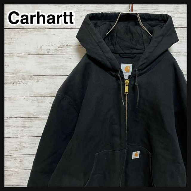 carhartt - 【希少XLサイズ】カーハート☆刺繍ロゴ 中綿キルティング アクティブジャケットの通販 by べー太郎☆｜カーハートならラクマ