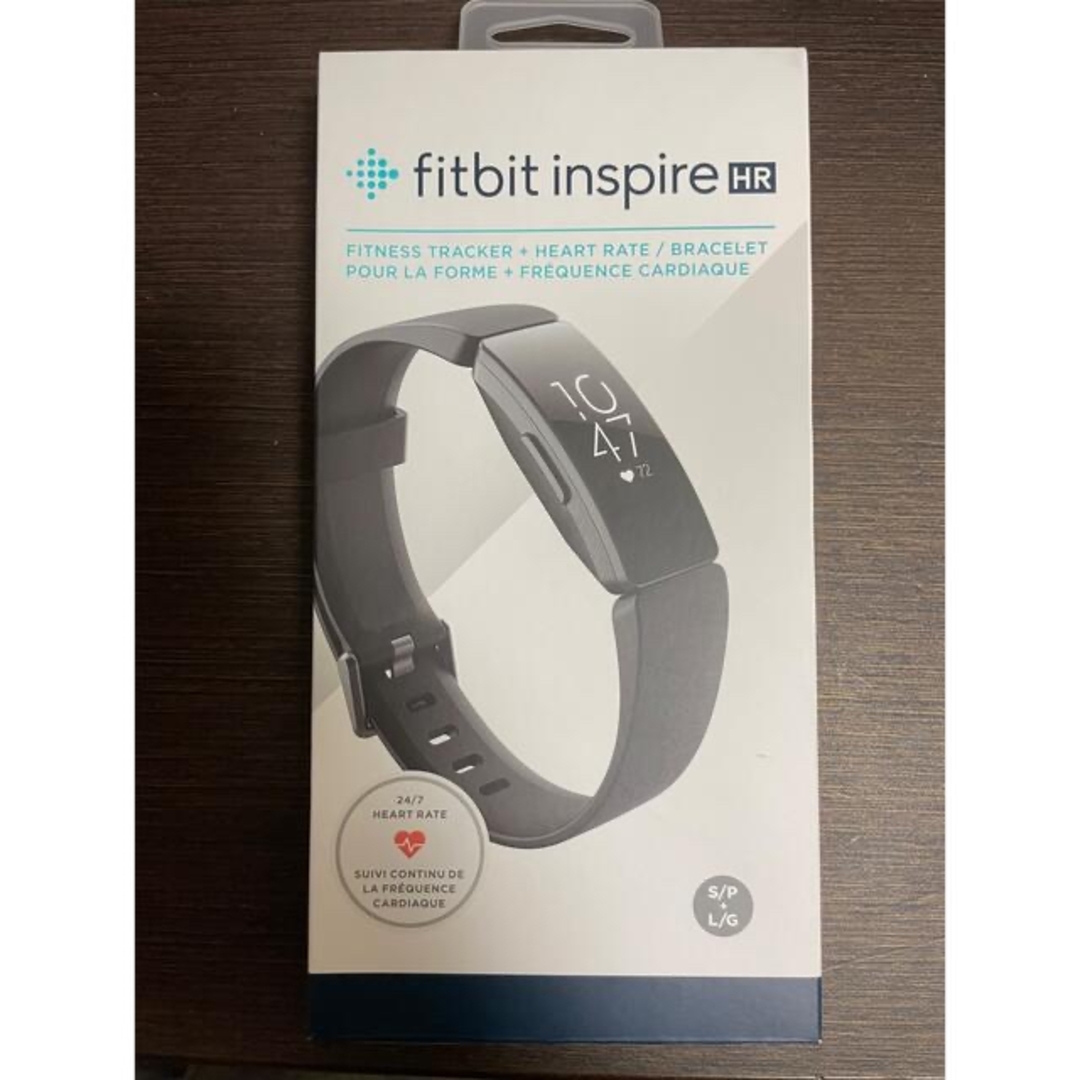fitfit(フィットフィット)の新品未使用 Fitbit INSPIRE HR BLACK スポーツ/アウトドアのトレーニング/エクササイズ(トレーニング用品)の商品写真