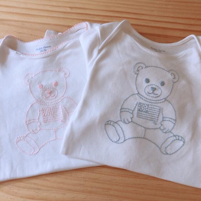 POLO RALPH LAUREN(ポロラルフローレン)の⭐︎美品ラルフローレンベビー⭐︎12m&9m男女双子コーデセット販売☆単品可☆ キッズ/ベビー/マタニティのベビー服(~85cm)(ロンパース)の商品写真