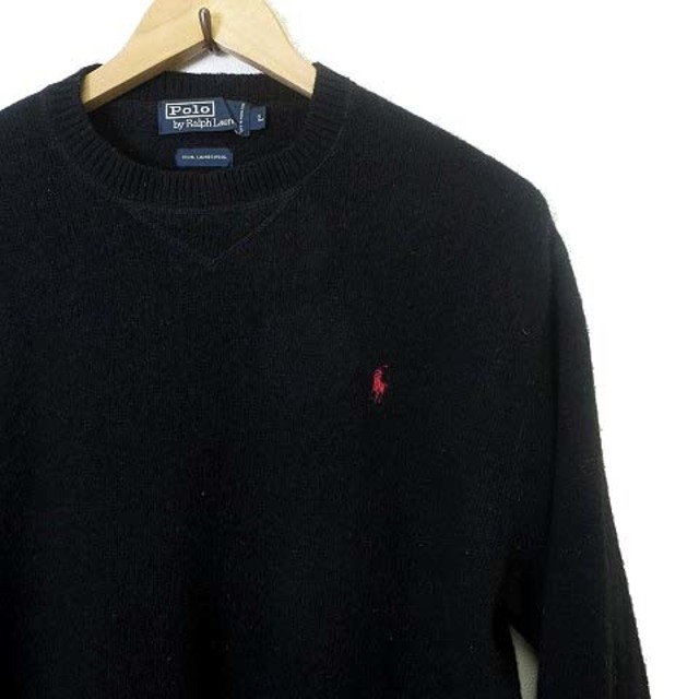 最高級品 POLO ラルフローレン コットンニットセーター 刺繍ポニーロゴ