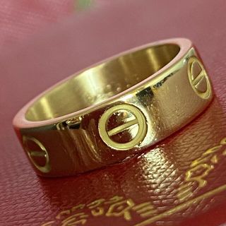 カルティエ(Cartier)の最終お値下げ❣️ カルティエ　ヴィンテージ❣️  ラブリング　YG750  52(リング(指輪))