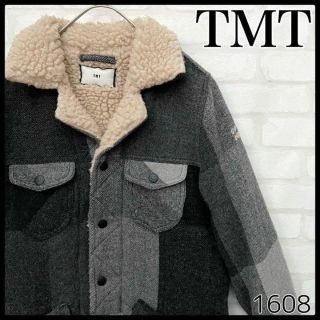 ティーエムティー(TMT)の【即完売モデル】TMT 裏ボア チェック ヘリンボーン ウールジャケット S(その他)