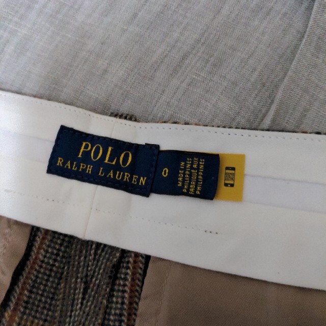 POLO RALPH LAUREN(ポロラルフローレン)のポロラルフローレン　チェック　パンツ　0 レディースのパンツ(カジュアルパンツ)の商品写真