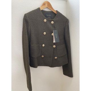 マッシモデュッティ(Massimo Dutti)の最終値下げ　未使用)) massimo dutti ジャケット(ノーカラージャケット)