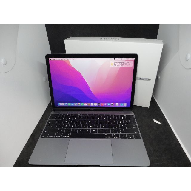 Apple - （215）MacBook2016 12インチ M7/8GB/SSD256GB