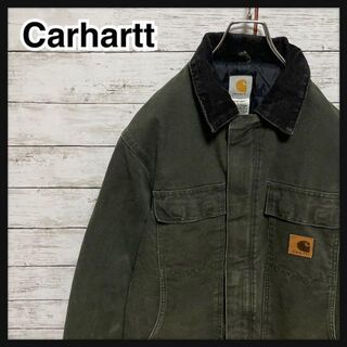carhartt - 【入手困難】カーハート☆ワンポイントロゴ 襟コーデュロイ 