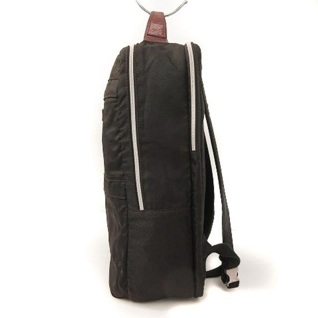 Orobianco(オロビアンコ)のオロビアンコ リュック バックパック デイパック スクエア こげ茶 メンズのバッグ(バッグパック/リュック)の商品写真