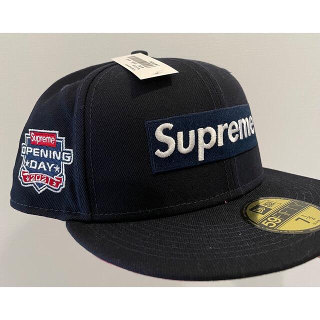 Supreme(シュプリーム)のSupreme No Comp Box Logo New Era  ハンドメイドのファッション小物(帽子)の商品写真