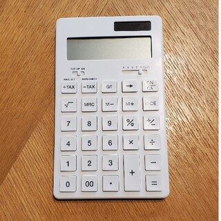 ムジルシリョウヒン(MUJI (無印良品))の無印良品　電卓　KK-1154MS(オフィス用品一般)