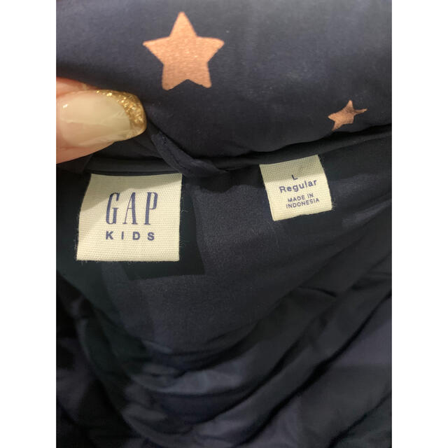 GAP Kids(ギャップキッズ)のGAPダウンベスト140 キッズ/ベビー/マタニティのキッズ服女の子用(90cm~)(ジャケット/上着)の商品写真