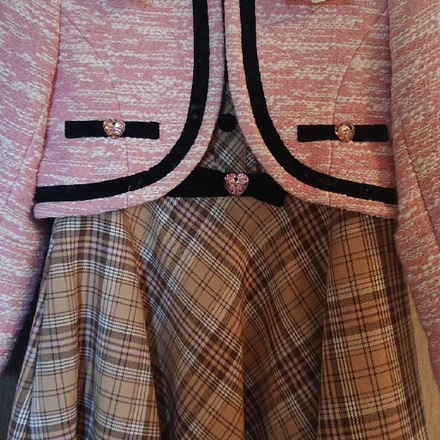 LIZ LISA(リズリサ)のLIZ LISA ジャケット スカート 110センチ 女児 七五三 結婚式 キッズ/ベビー/マタニティのキッズ服女の子用(90cm~)(ドレス/フォーマル)の商品写真