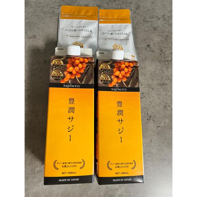 サジー2本セット　おまけ付き 食品/飲料/酒の健康食品(その他)の商品写真