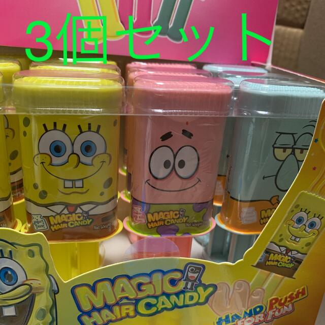 SALEスポンジボブ　マジックヘアキャンディ 食品/飲料/酒の食品(菓子/デザート)の商品写真