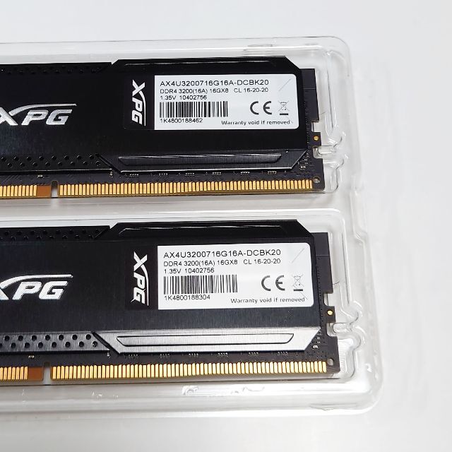 本物品質の メモリ XPG 32GB DDR4-3200