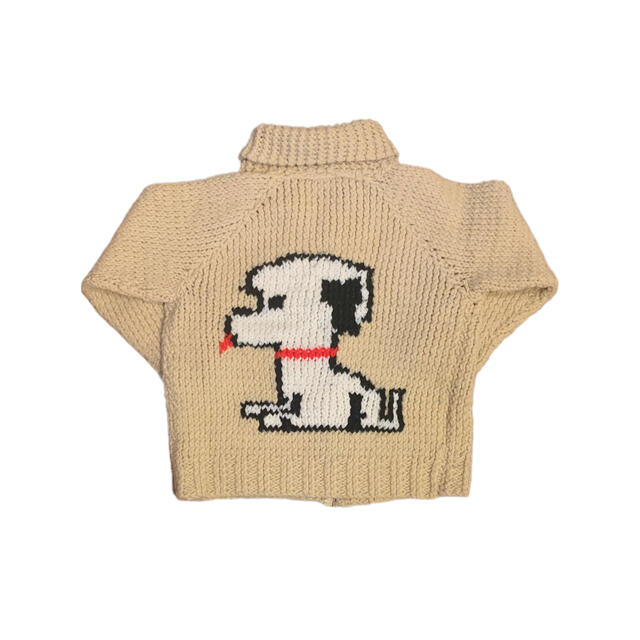 vintage snoopy cowichan sweater