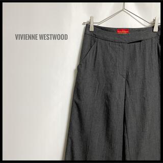 ヴィヴィアンウエストウッド(Vivienne Westwood)のvivienne westwood red label ワイドバギー　スラックス(カジュアルパンツ)