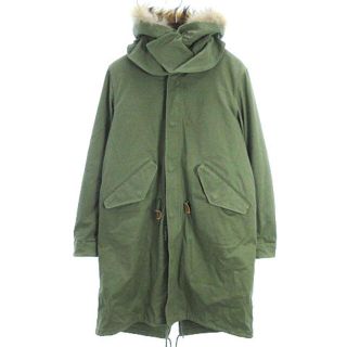 HARE - ハレ HARE 美品 ボアライナー モッズコート フード カーキ S