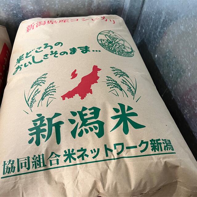 新潟県産コシヒカリ30kg令和3年（2021年）米/穀物