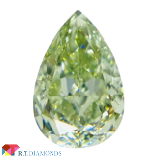 FANCY INTENSE YELLOWISH GREEN 0.368ct PS(その他)