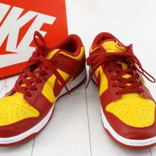 ナイキ(NIKE)の【美品】 NIKE DUNK LOW RETRO チャンピオンシップゴールド(スニーカー)