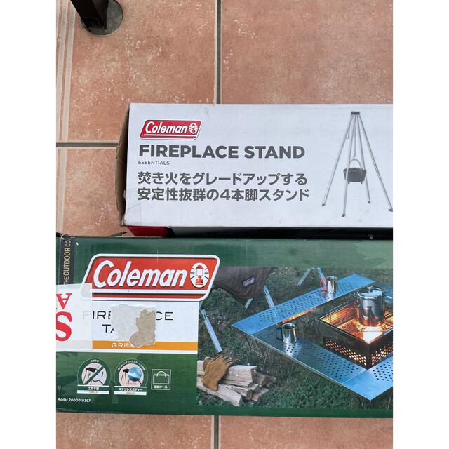 Coleman(コールマン)のコールマン　ファイヤープレイステーブル　キャンプ インテリア/住まい/日用品の机/テーブル(アウトドアテーブル)の商品写真