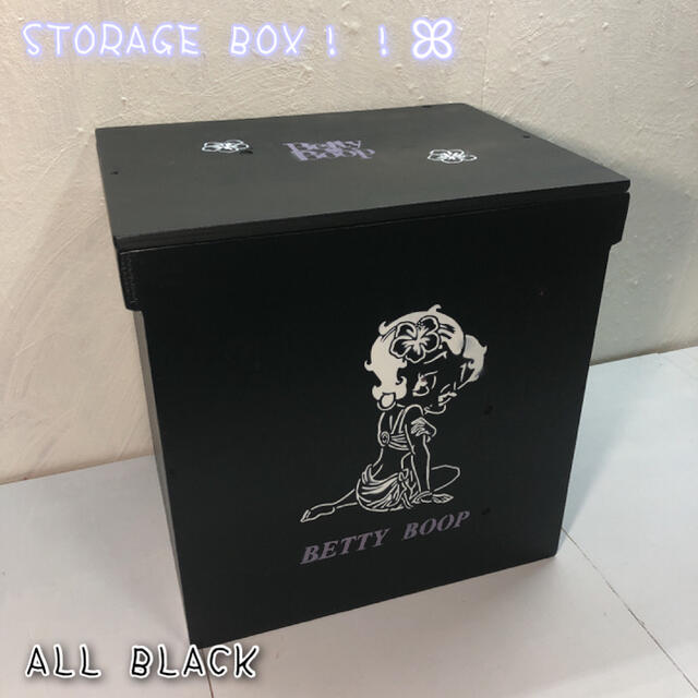 STORAGE BOX！！ Betty Boopꕤ ALL BLACK
