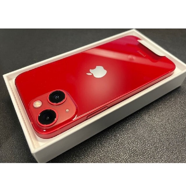 iPhone - iPhone13 mini red 128GB SIMフリー 超美品 レッドの通販 by