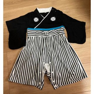 袴　ロンパース　70センチ(和服/着物)