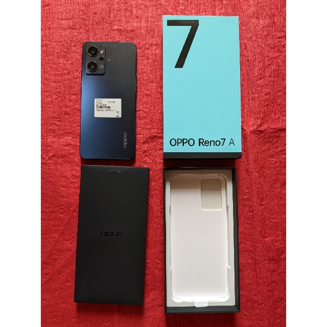 OPPO Reno 7A SIMフリー スターリーブラック - スマートフォン本体