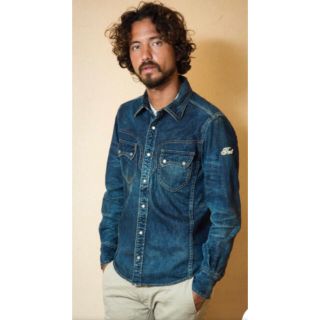 ティーエムティー(TMT)の藤ヶ谷太輔着用　TMT DENIM SHIRTS サイズS(シャツ)