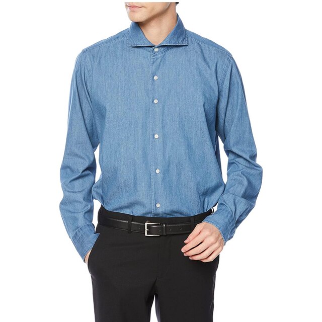 スーツセレクト　ウイングカラーシャツ メンズのトップス(シャツ)の商品写真