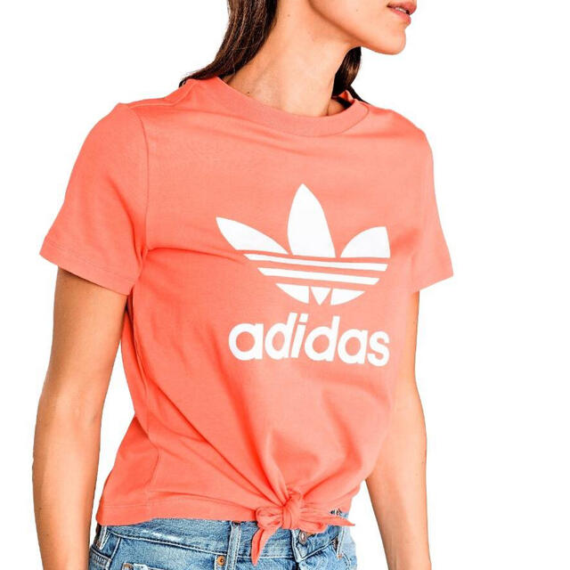 adidas☆アディダスオリジナルス☆半袖Tシャツ☆コーラルオレンジ