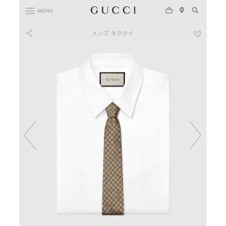 グッチ(Gucci)の【GUCCI】美品 大阪梅田購入 ネクタイ 蜂Beeデザインオシャレ7センチ(ネクタイ)