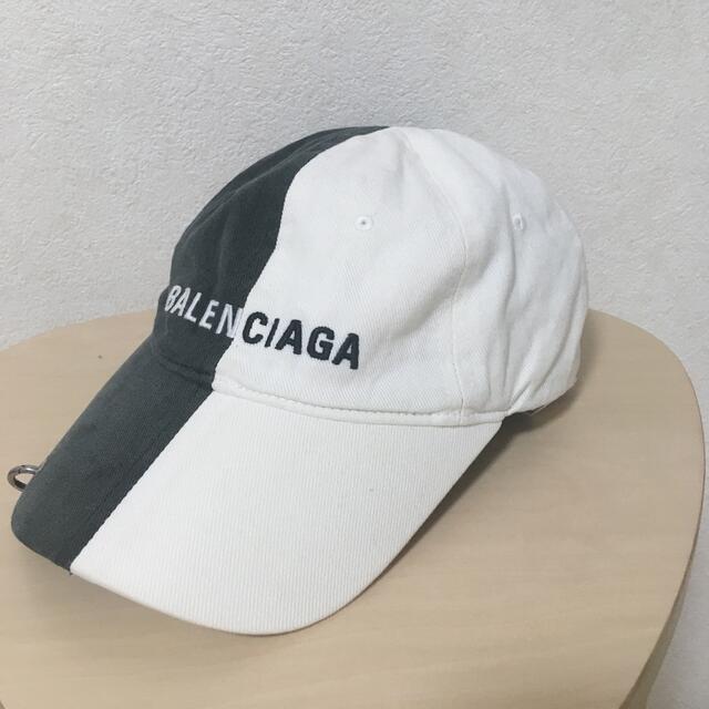 BALENCIAGA バレンシアガ ロゴキャップ　バイカラー