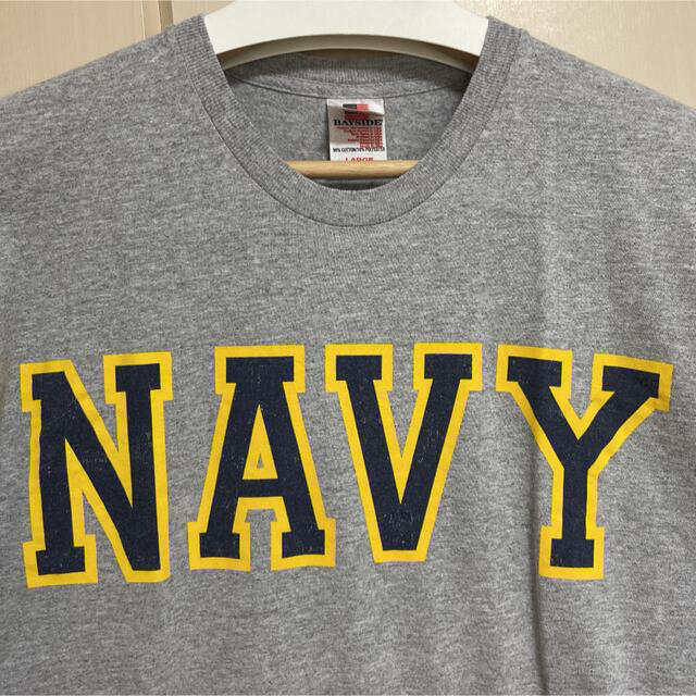 BAY SIDE(ベイサイド)のBAYSIDE ベイサイド　USA製　NAVY Tee  size L メンズのトップス(Tシャツ/カットソー(半袖/袖なし))の商品写真