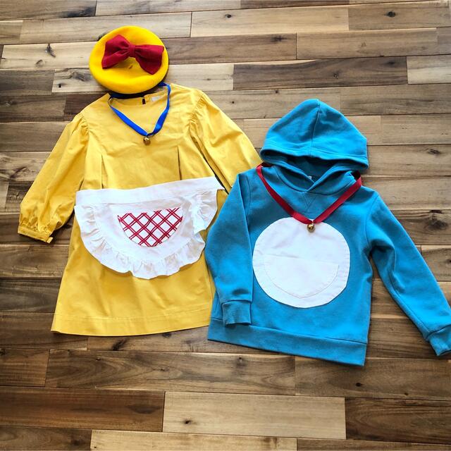 ZARA KIDS(ザラキッズ)のUSED☆ハロウィン仮装ドラミちゃんセット130コスプレ  エンタメ/ホビーのコスプレ(衣装一式)の商品写真