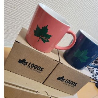 ロゴス(LOGOS)のLOGOS  マグカップ＆ひざ掛けset(グラス/カップ)