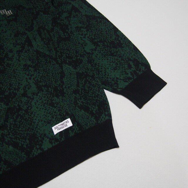 WACKO MARIA(ワコマリア)のWACKOMARIA PYTHONKNITJACQUARDPOLOSHIRT メンズのトップス(ポロシャツ)の商品写真