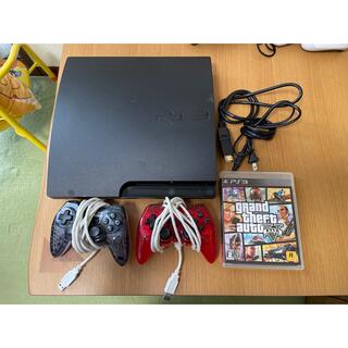 プレイステーション3(PlayStation3)のPlayStation 3  本体　コード　コントローラー×2  グラセフ(家庭用ゲーム機本体)