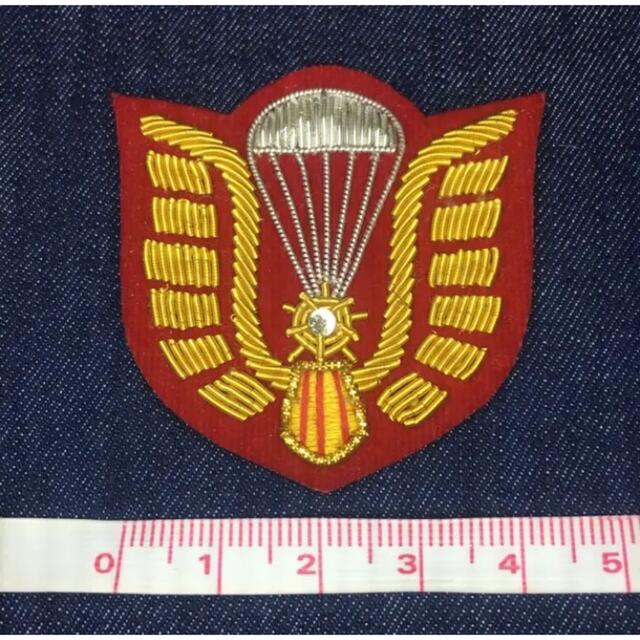 米軍ベトナム戦争/南ベトナムARVN空挺隊/ブリオン刺繍ベレー章 エンタメ/ホビーのミリタリー(個人装備)の商品写真