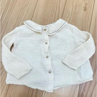 ザラキッズ(ZARA KIDS)のZarakids クレープ生地　シャツ　98(Tシャツ/カットソー)